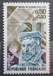 Poštovní známka Francie 1973 Gaspard de Coligny Mi# 1822