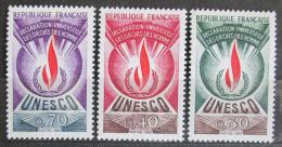Poštovní známky Francie 1969 Vydání pro UNESCO Mi# 9-11