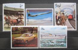 Poštovní známky Fudžajra 1973 Doprava Mi# 1289-93 Kat 8€