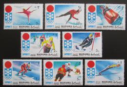 Poštovní známky Manáma 1971 ZOH Sapporo Mi# 562-69