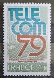 Poštovní známka Francie 1979 Výstava TELECOM Mi# 2168