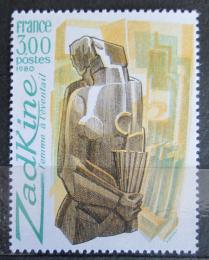 Poštovní známka Francie 1980 Bronzová socha, Ossip Zadkine Mi# 2192
