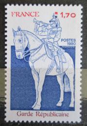 Poštovní známka Francie 1980 Gardista na koni Mi# 2230