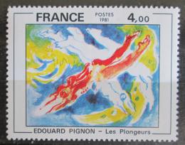 Poštovní známka Francie 1981 Umìní, Edouard Pignon Mi# 2286