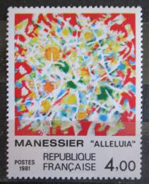 Poštovní známka Francie 1981 Umìní, Alfred Manessier Mi# 2298