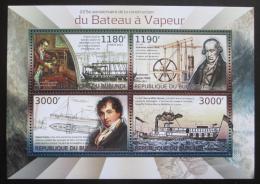 Poštovní známky Burundi 2012 Staré parníky Mi# 2868-71 Kat 10€ 