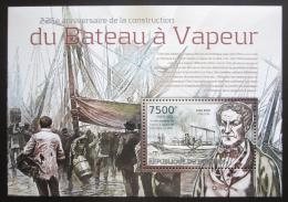 Poštovní známka Burundi 2012 Staré parníky Mi# Block 298 Kat 9€