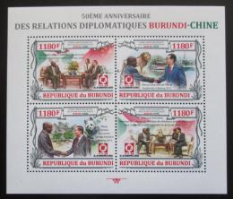 Poštovní známky Burundi 2013 Diplomatické vztahy s Èínou Mi# 3203-06 Kat 10€  - zvìtšit obrázek