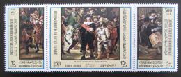 Poštovní známky Aden Qu aiti 1967 Umìní, Rembrandt Mi# 165-67