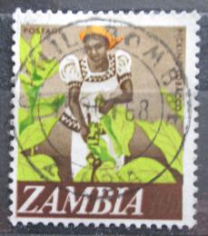Poštovní známka Zambie 1968 Sklizeò tabáku Mi# 44