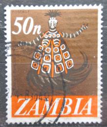 Poštovní známka Zambie 1968 Taneèník kmene Chokwe Mi# 48