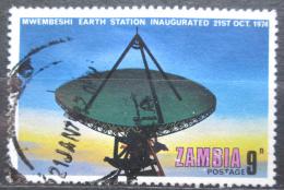 Poštovní známka Zambie 1974 Satelitní stanice v Mwembeshi Mi# 138
