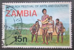 Poštovní známka Zambie 1977 Tradièní ceremonie Mi# 178