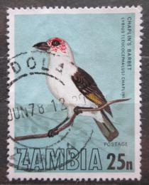 Poštovní známka Zambie 1977 Vousák Chaplinùv Mi# 185