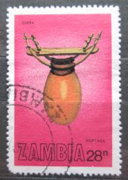 Poštovní známka Zambie 1981 Hudební nástroj Ilimba Mi# 266
