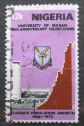 Potovn znmka Nigrie 1973 Univerzita Ibadan, 25. vro Mi# 297