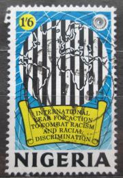 Potovn znmka Nigrie 1971 Boj proti rasov diskriminaci Mi# 247