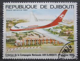Potovn znmka Dibutsko 1980 Letadlo Mi# 270 Kat 3.80