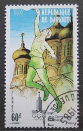 Poštovní známka Džibutsko 1980 LOH Moskva, basketbal Mi# 273