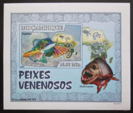 Potovn znmka Mosambik 2007 Jedovat ryby DELUXE neperf. Mi# 2950 B Block - zvtit obrzek