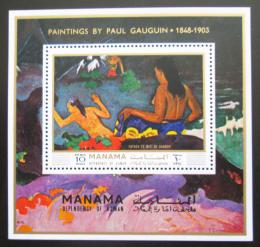 Poštovní známka Manáma 1971 Umìní, Paul Gauguin Mi# Block 169 A Kat 10€