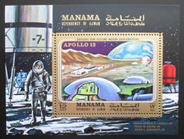 Poštovní známka Manáma 1970 Mise Apollo 13 Mi# Block 63 A Kat 9€