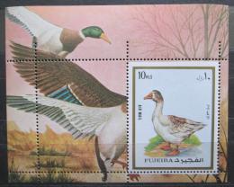 Poštovní známka Fudžajra 1972 Husy Mi# Block 131 A Kat 6€