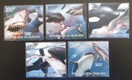 Poštovní známky Burundi 2012 Velké ryby Mi# 2595-99 Kat 9.50€