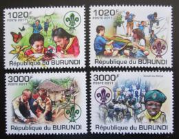 Poštovní známky Burundi 2011 Skauti Mi# 2202-05 Kat 9.50€