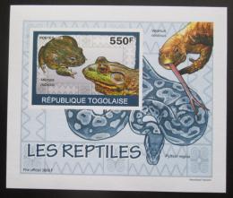 Poštovní známka Togo 2010 Obojživelníci a plazi Mi# 3422 B Block