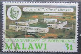 Potovn znmka Malawi 1974 Leteck pohled na Lilongwe Mi# 220 - zvtit obrzek