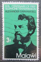 Potovn znmka Malawi 1976 Alexander Graham Bell Mi# 259