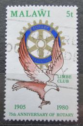 Poštovní známka Malawi 1980 Rotary Intl., 75. výroèí Mi# 340