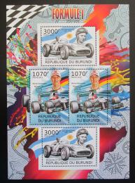 Poštovní známky Burundi 2012 Formule 1 DELUXE Mi# 2467,2469 Kat 10€