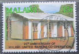 Poštovní známka Malawi 1989 Chalupa Mi# 537