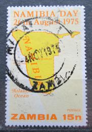 Poštovní známka Zambie 1975 Den Namíbie Mi# 157