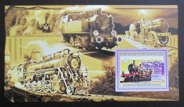 Poštovní známka Guinea 2006 Parní lokomotivy Mi# Block 1035