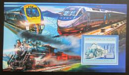 Poštovní známka Guinea 2006 Americké lokomotivy Mi# Block 1039