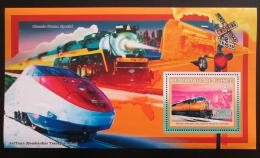Poštovní známka Guinea 2006 Americké lokomotivy Mi# Block 1042