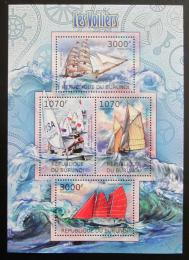 Poštovní známky Burundi 2012 Plachetnice Mi# 2481-84 Kat 10€