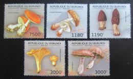 Poštovní známky Burundi 2012 Jedlé houby Mi# 2738-42 Kat 10€