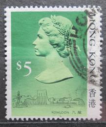 Poštovní známka Hongkong 1987 Královna Alžbìta II. Mi# 518 I
