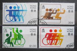 Poštovní známky Hongkong 1982 Sportovní hry postižených Mi# 404-07 Kat 8.20€