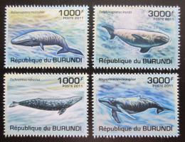 Poštovní známky Burundi 2011 Velryby Mi# 2042-45 Kat 9.50€