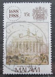 Poštovní známka Malawi 1988 Lloyds, 300. výroèí Mi# 517