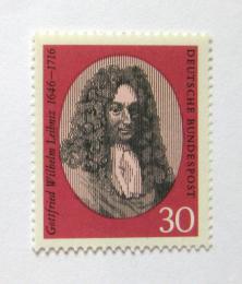 Poštovní známka Nìmecko 1966 G. W. Leibniz Mi# 518
