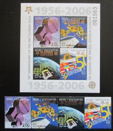 Poštovní známky Bosna a Hercegovina 2006 Evropa CEPT Mi# 166-69 + Block 7 Kat 30€