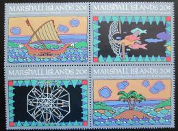 Poštovní známky Marshallovy ostrovy 1984 Nezávislost pošty Mi# 1-4