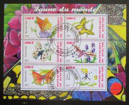 Poštovní známky Burundi 2011 Motýli Mi# N/N