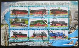 Poštovní známky Džibutsko 2010 Lokomotivy Mi# N/N